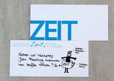 Karneval: Ideen für Grußkarte "ZEIT"